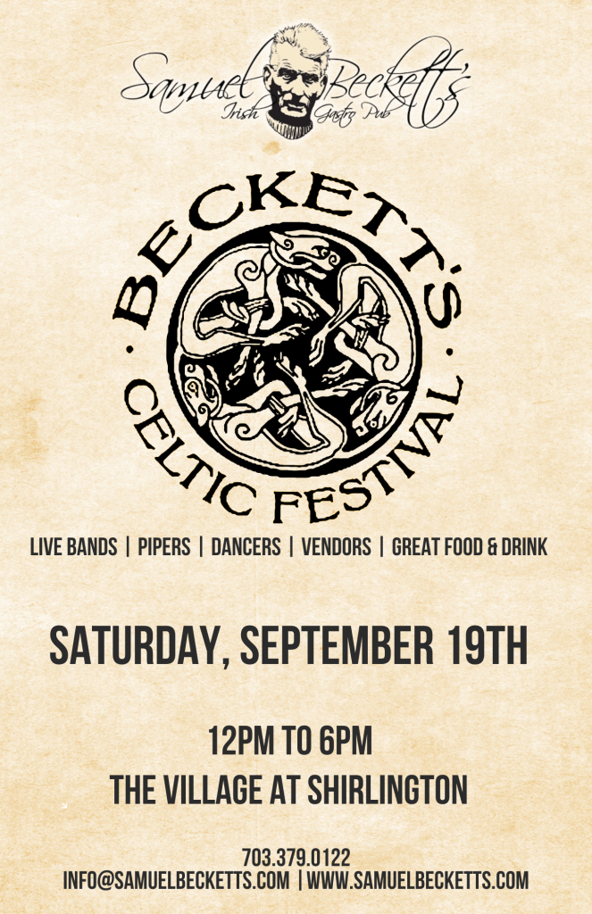 Celtic Festival - Samuel Beckett's Irish Gastro Pub
